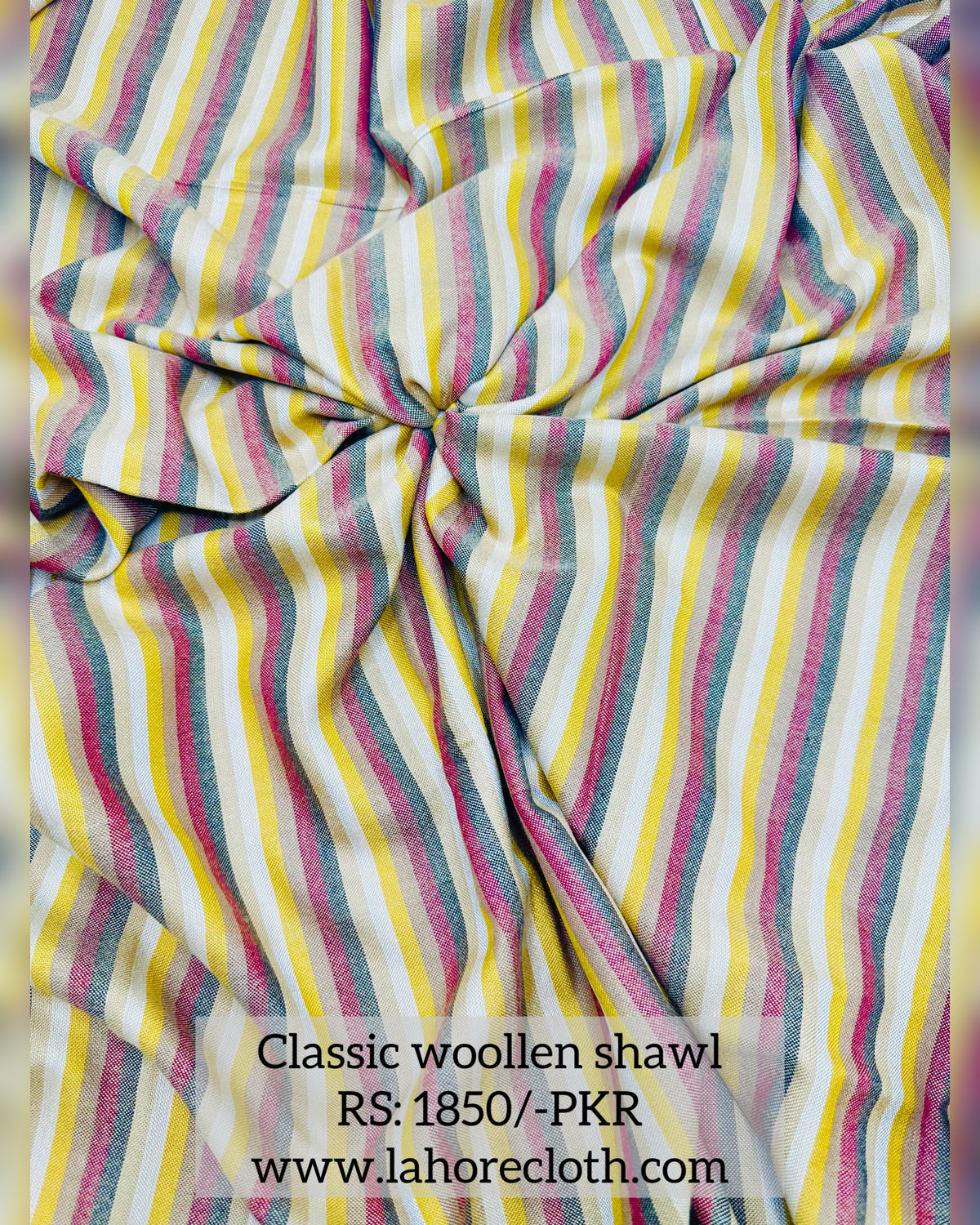 Classic Woollen Shawl by Lahore Cloth