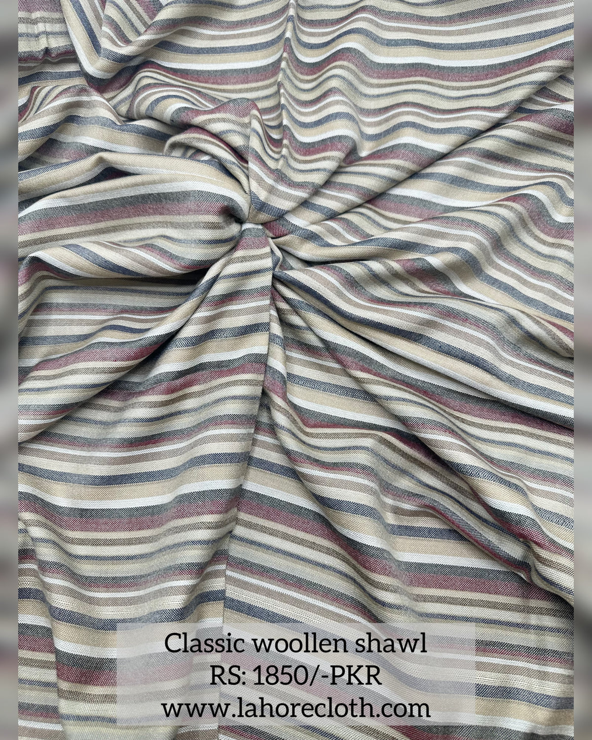 Classic Woollen Shawl by Lahore Cloth