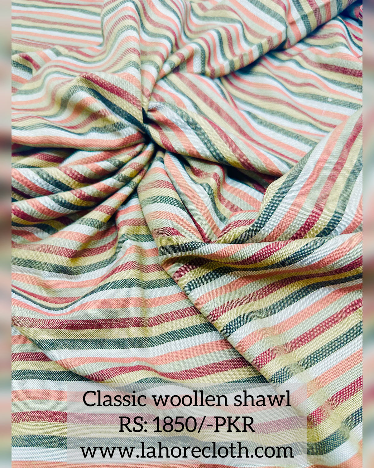 Classic Woollen Shawl by Lahore Cloth