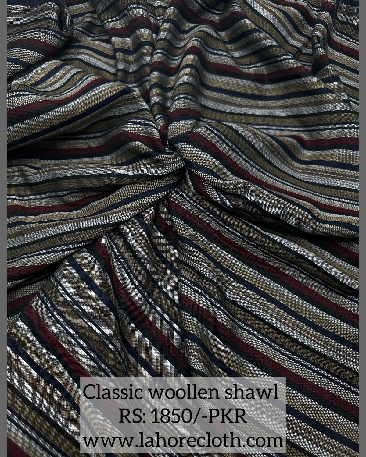 Classic Woollen Shawl by Lahore Cloth