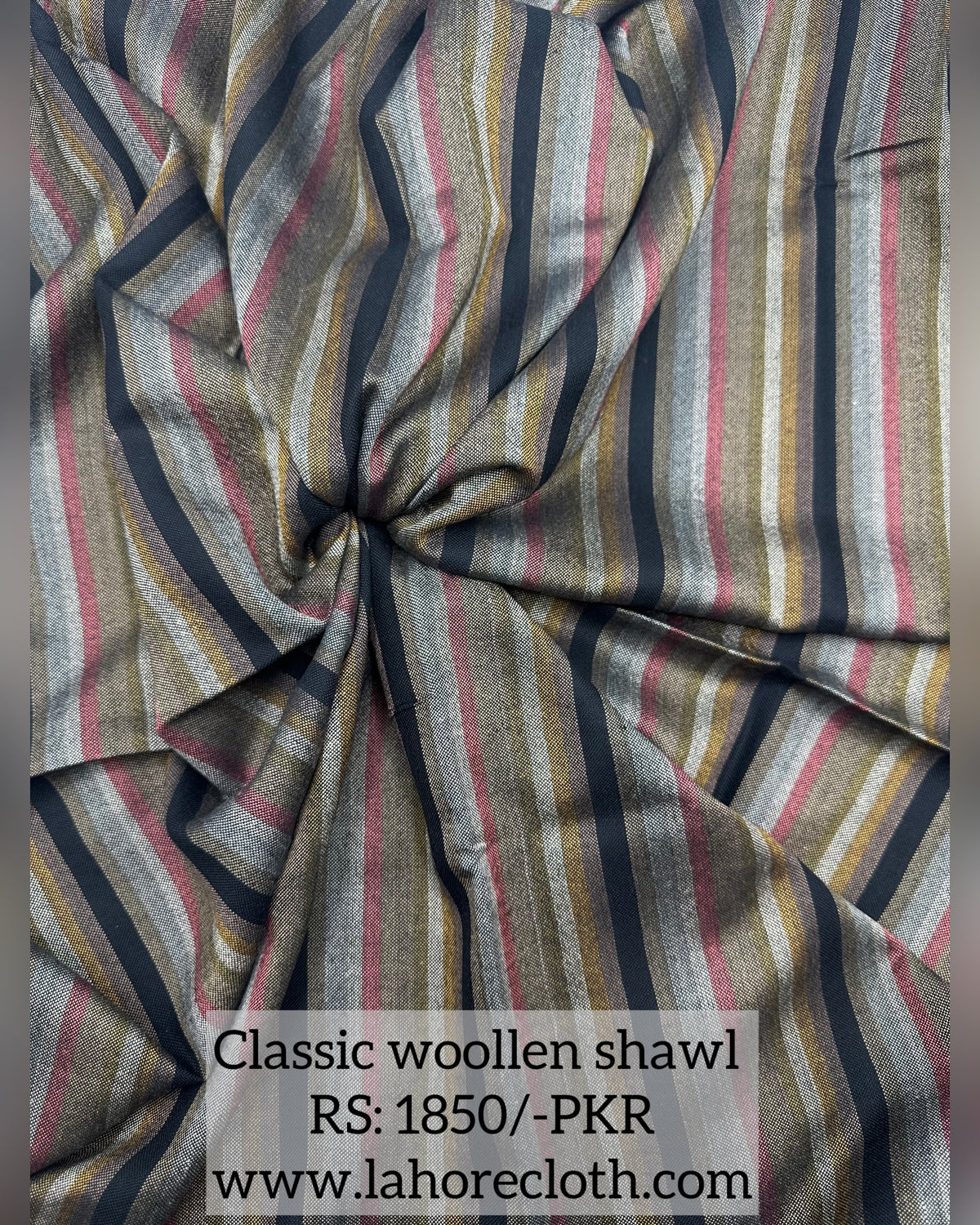 Classic Woollen Shawl by Lahore Cloth