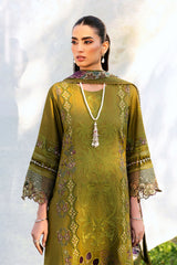 3-PC Unstitched Embroidered Lawn Riwayat By Ramsha | Y-1303