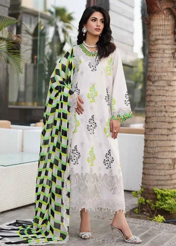 CRB4-14 | 3PC Unstitched Embroidered Lawn Spring Collection Rang-E-Bahar By Charizma