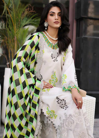 CRB4-14 | 3PC Unstitched Embroidered Lawn Spring Collection Rang-E-Bahar By Charizma