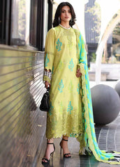 CRB4-16 | 3PC Unstitched Embroidered Lawn Spring Collection Rang-E-Bahar By Charizma