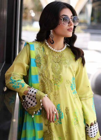 CRB4-16 | 3PC Unstitched Embroidered Lawn Spring Collection Rang-E-Bahar By Charizma
