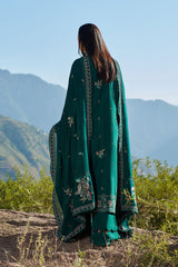 3-PC Unstitched Karandi Embroidered Reet By Ramsha | R-1303