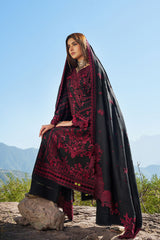 3-PC Unstitched Karandi Embroidered Reet By Ramsha | R-1304