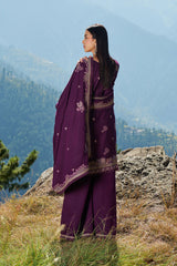 3-PC Unstitched Karandi Embroidered Reet By Ramsha | R-1307