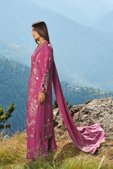 3-PC Unstitched Karandi Embroidered Reet By Ramsha | R-1306