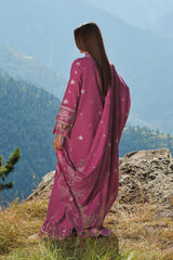 3-PC Unstitched Karandi Embroidered Reet By Ramsha | R-1306