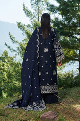 3-PC Unstitched Karandi Embroidered Reet By Ramsha | R-1308