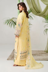 3-PC Unstitched Embroidered Lawn Rawayat By Ramsha | Y-1506