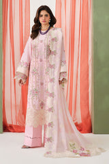 3-PC Unstitched Embroidered Lawn Rawayat By Ramsha | Y-1508