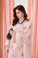 3-PC Unstitched Embroidered Lawn Rawayat By Ramsha | Y-1508
