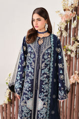 3-PC Unstitched Embroidered Lawn Rawayat By Ramsha | Y-1507