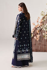 3-PC Unstitched Embroidered Lawn Rawayat By Ramsha | Y-1507