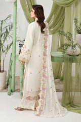 3-PC Unstitched Embroidered Lawn Rawayat By Ramsha | Y-1501