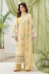 3-PC Unstitched Embroidered Lawn Rawayat By Ramsha | Y-1506