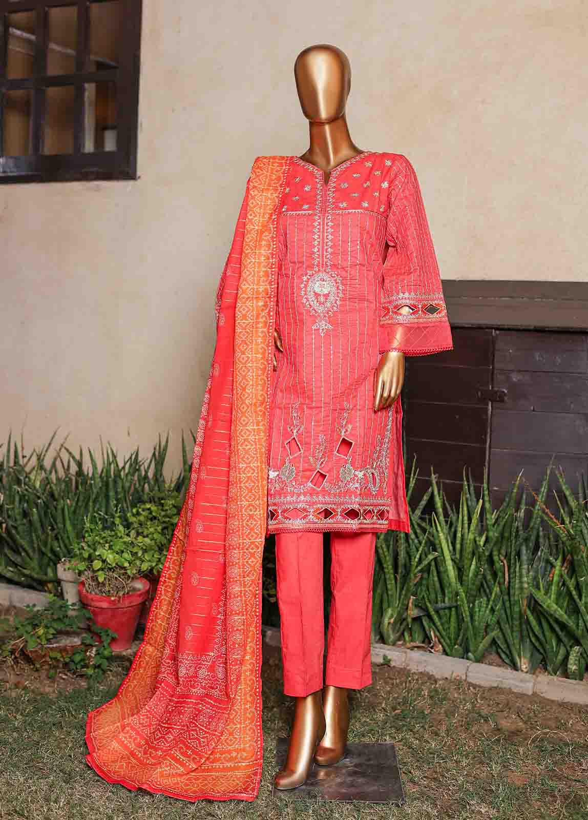 Bin Saeed SMLF-EMB-378 B | 3 Piece Stitched Embroidered Collection