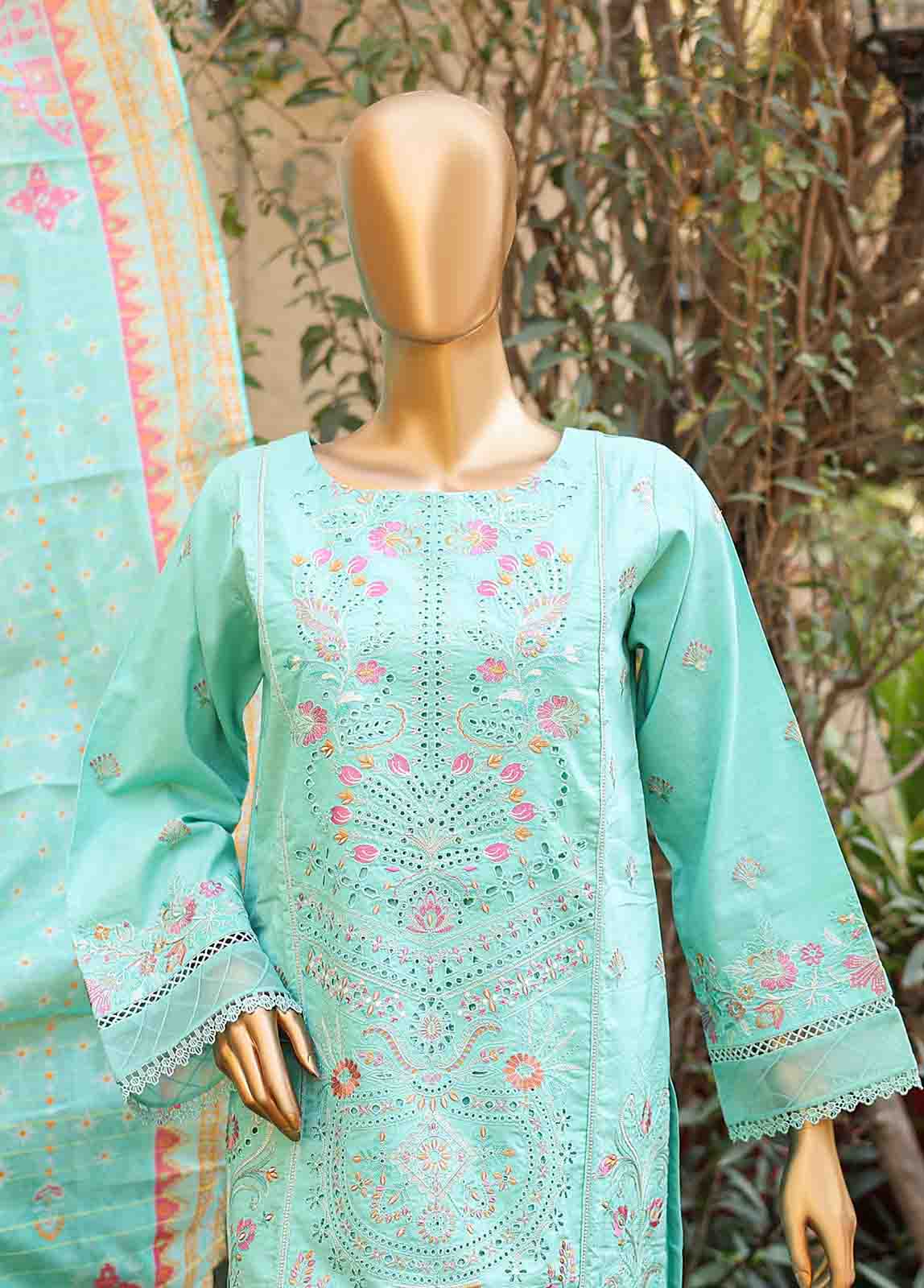 Bin Saeed SMLF-EMB-389 B | 3 Piece Stitched Embroidered Collection