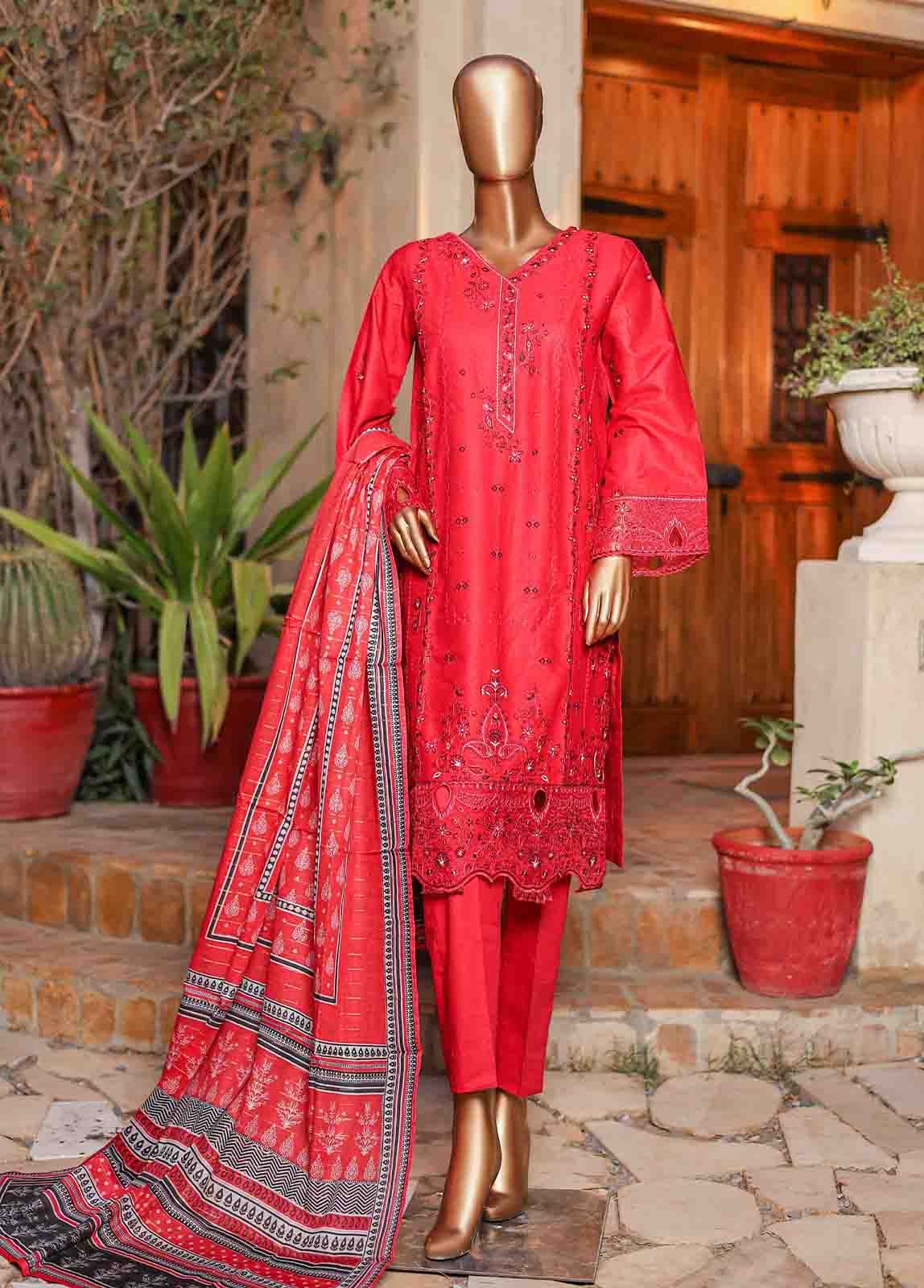 Bin Saeed SMLF-EMB-406 B | 3 Piece Stitched Embroidered Collection