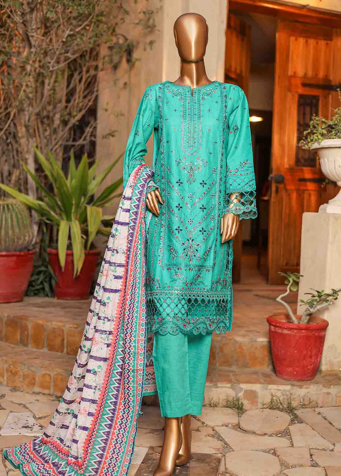 Bin Saeed SMLF-EMB-437 | 3 Piece Stitched Embroidered Collection