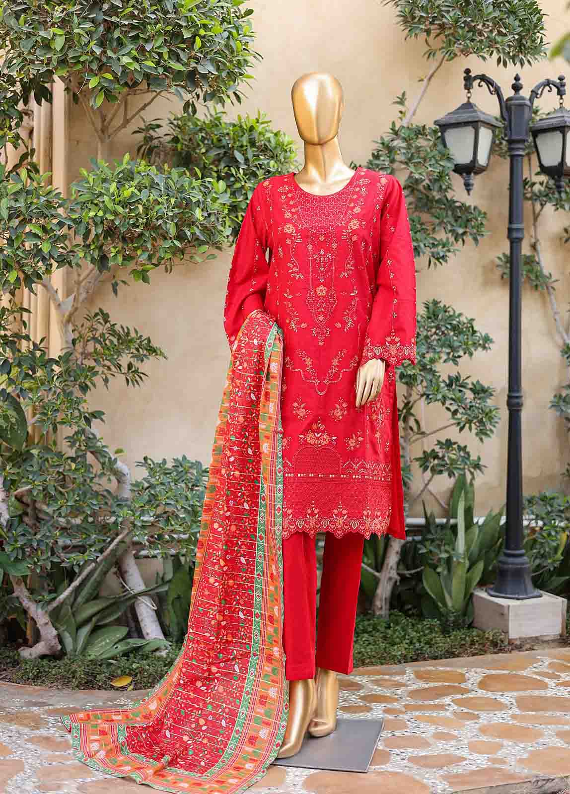 Bin Saeed SMLF-EMB-440 B | 3 Piece Stitched Embroidered Collection