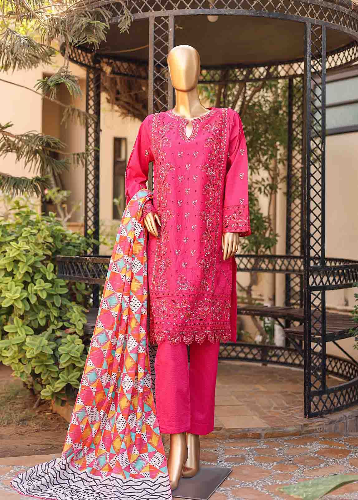 Bin Saeed SMLF-EMB-442 A | 3 Piece Stitched Embroidered Collection