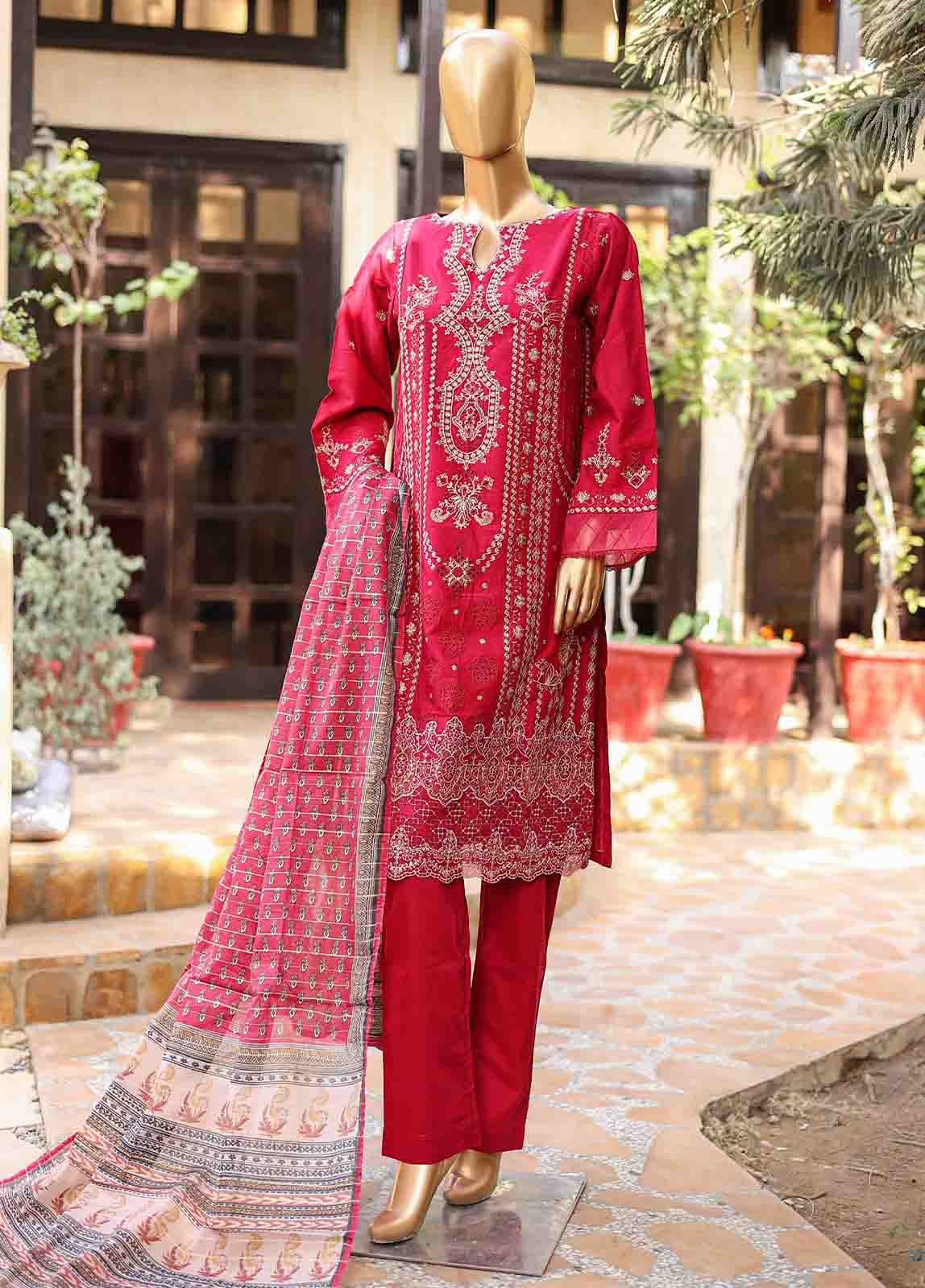 Bin Saeed SMLF-EMB-445 B | 3 Piece Stitched Embroidered Collection
