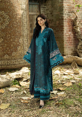 3Pc DIGITAL PRINTED SLUB KHADDAR Unstitched Suit DUSK By Elaf Premium