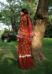 3Pc DIGITAL PRINTED SLUB KHADDAR Unstitched Suit WANDER By Elaf Premium