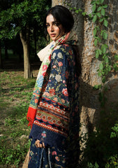 3Pc DIGITAL PRINTED SLUB KHADDAR Unstitched Suit ASTRA By Elaf Premium