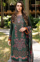 Y-1107 | 3Pc Unstitched Suit Embroidered Lawn Vol-11 Riwayat By Ramsha