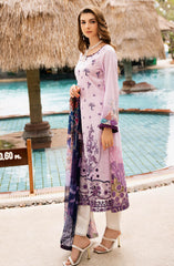 Y-1101 | 3Pc Unstitched Suit Embroidered Lawn Vol-11 Riwayat By Ramsha