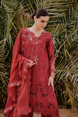3-PC Unstitched Embroidered Luxury Lawn By Saira Rizwan | RAYLI