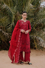 3-PC Unstitched Embroidered Luxury Lawn By Saira Rizwan | RAYLI