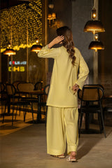 2-PC Stitched Cotton Chikankari By Casual Lite | CSL 07