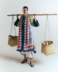 3-PC Unstitched Digital Printed Embroidered By Jugnu | BIA