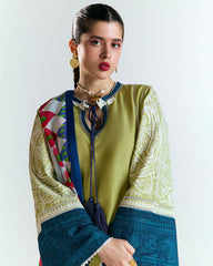 3-PC Unstitched Digital Printed Embroidered By Jugnu | BIA