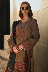 3-pc Unstitched Wool Shawl Poshima By Charizma | PSW5-11