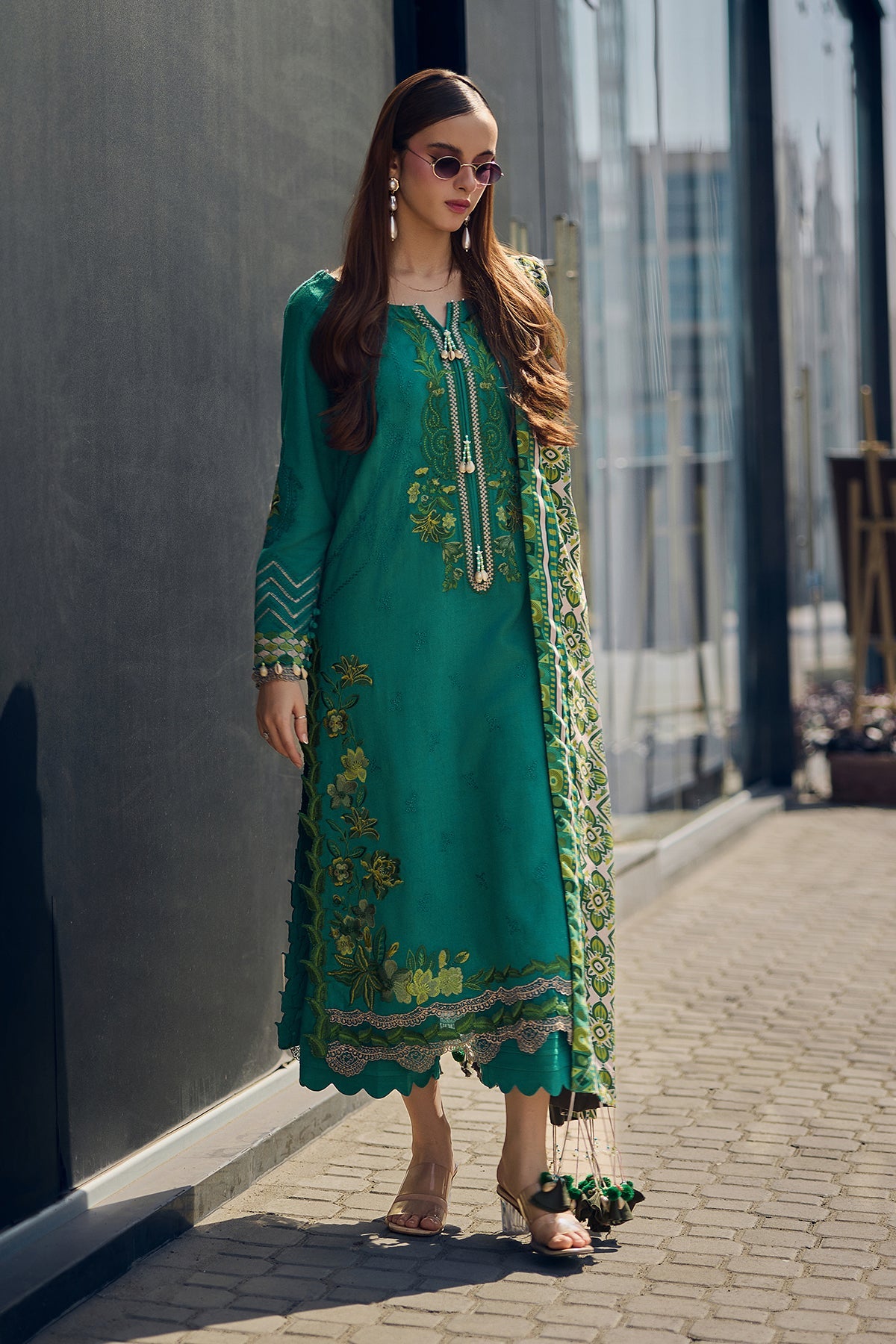 3-pc Unstitched Wool Shawl Poshima By Charizma | PSW5-13