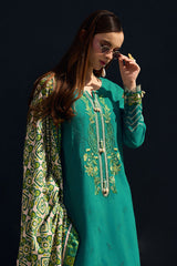 3-pc Unstitched Wool Shawl Poshima By Charizma | PSW5-13