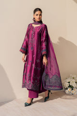 3-PC Unstitched Embroidered Jacquard Exclusive Formals by Iznik | UE-436