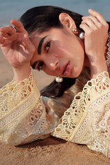 3-PC Unstitched Embroidered Soft Prints By Afrozeh | Baroque