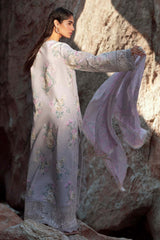 3-PC Unstitched Embroidered Soft Prints By Afrozeh | Keshi