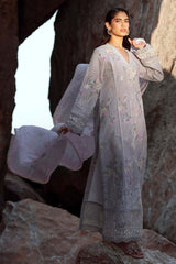 3-PC Unstitched Embroidered Soft Prints By Afrozeh | Keshi