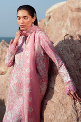 Pearls | 3Pc Unstitched Suit Lawnkari Summer Together By Afrozeh