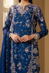 3-PC Unstitched Printed Lawn Daybreak By Afrozeh | Duskmelt
