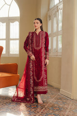3-PC Unstitched Printed Lawn Daybreak By Afrozeh | Sundrown